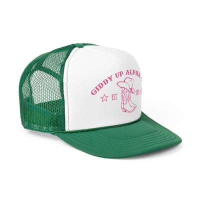 Alpha Chi Omega Trendy Western Trucker Hat