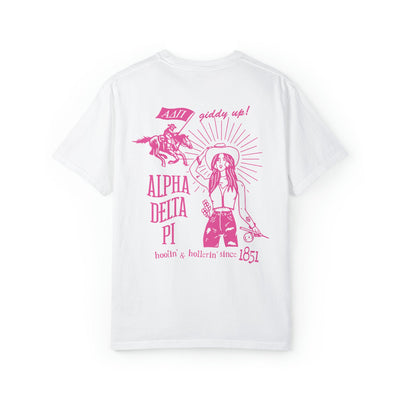 Alpha Delta Pi Country Western Pink Sorority T-shirt