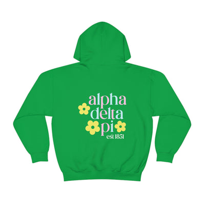 Alpha Delta Pi Flower Sweatshirt, ADPi Sorority Hoodie