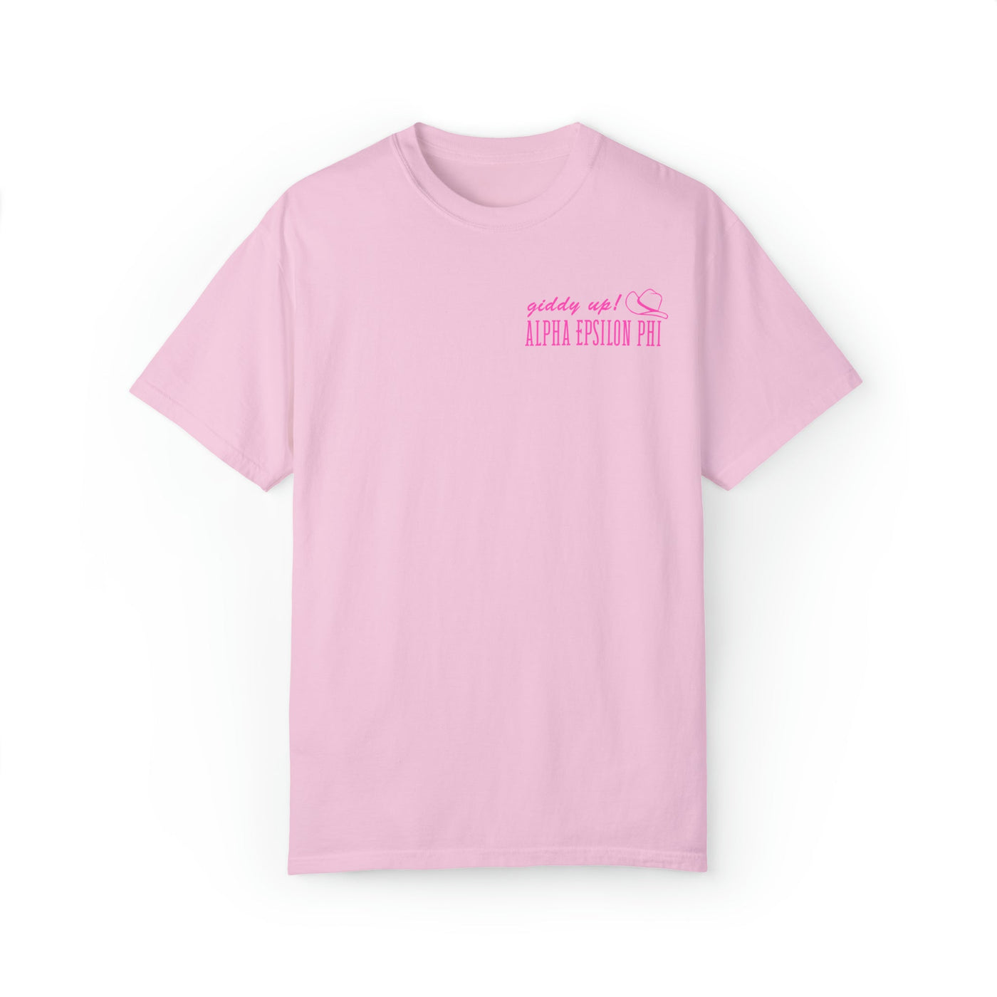 Alpha Epsilon Phi Country Western Pink Sorority T-shirt