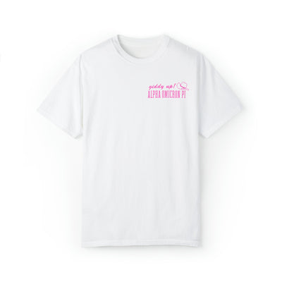 Alpha Omicron Pi Country Western Pink Sorority T-shirt