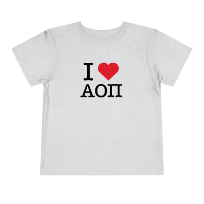 Alpha Omicron Pi I Heart NY Sorority Baby Tee Crop Top