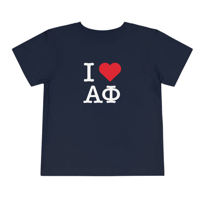 Alpha Phi I Heart NY Sorority Baby Tee Crop Top