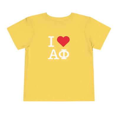 Alpha Phi I Heart NY Sorority Baby Tee Crop Top