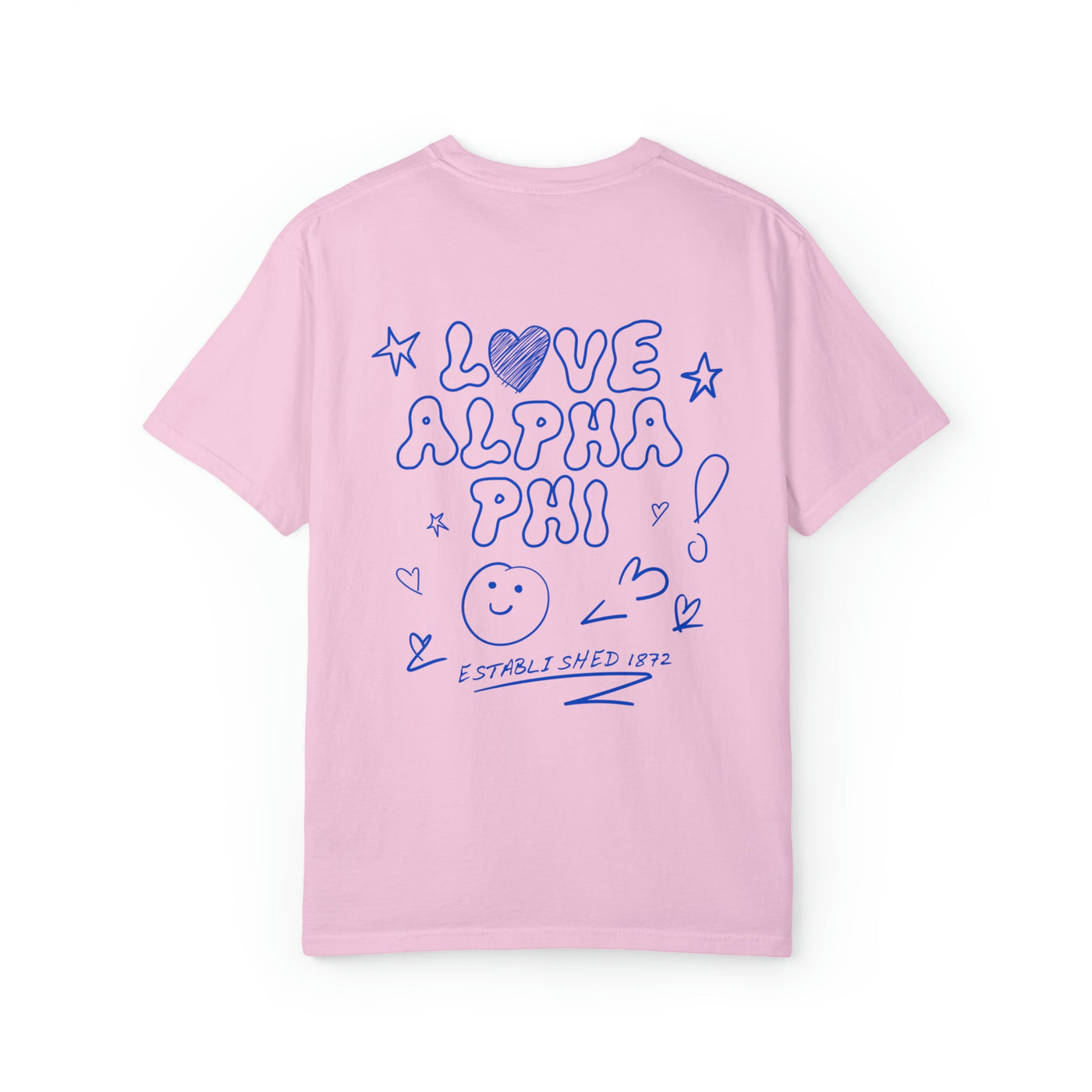 Alpha Phi Love Doodle Sorority T-shirt