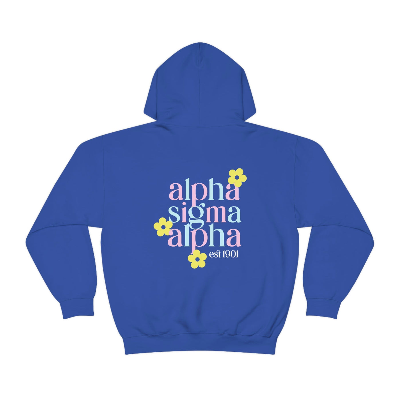 Alpha Sigma Alpha Flower Sweatshirt, Alpha Sig Sorority Hoodie