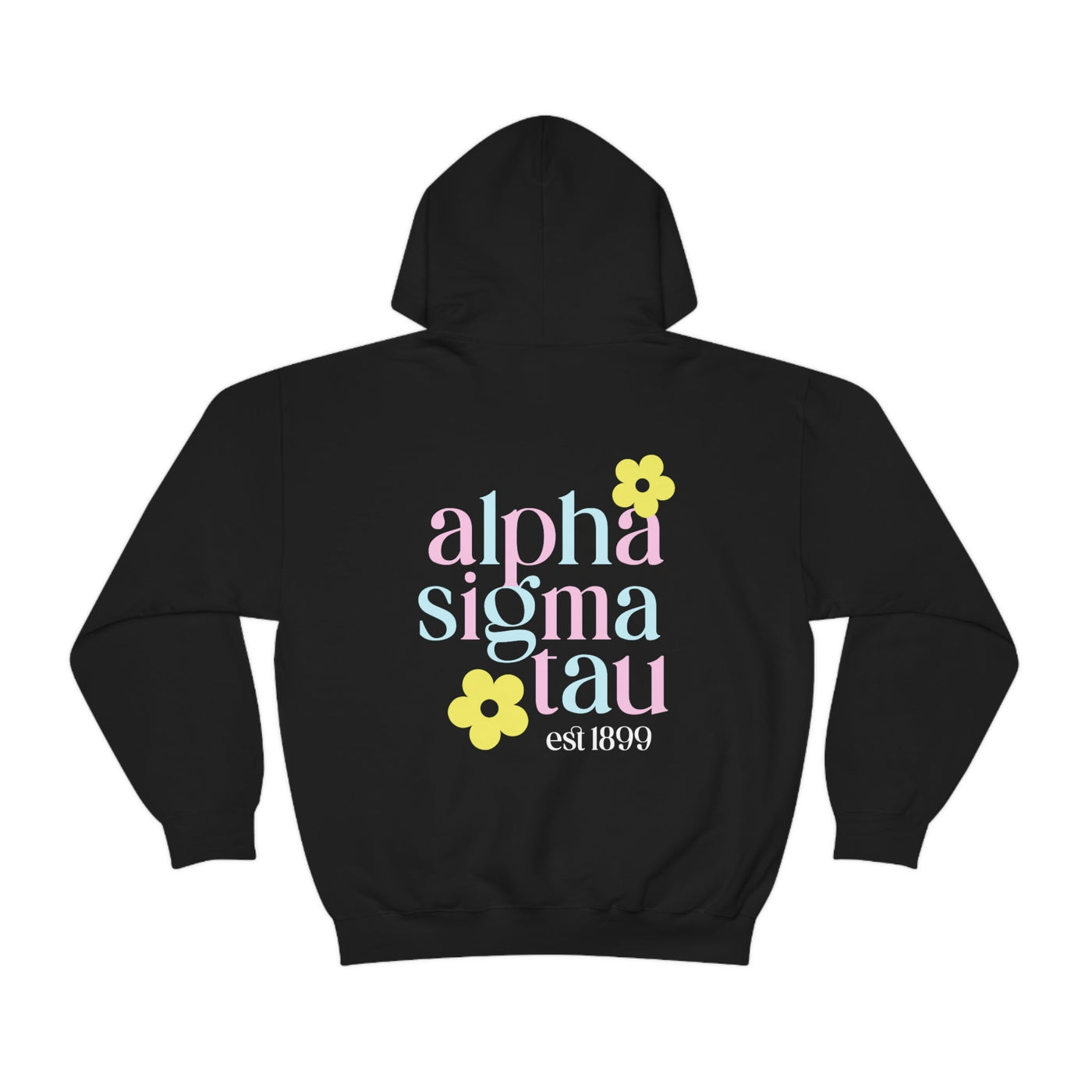 Alpha Sigma Tau Flower Sweatshirt, Alpha Tau Sorority Hoodie