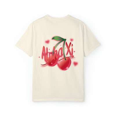 Alpha Xi Delta Cherry Airbrush Sorority T-shirt