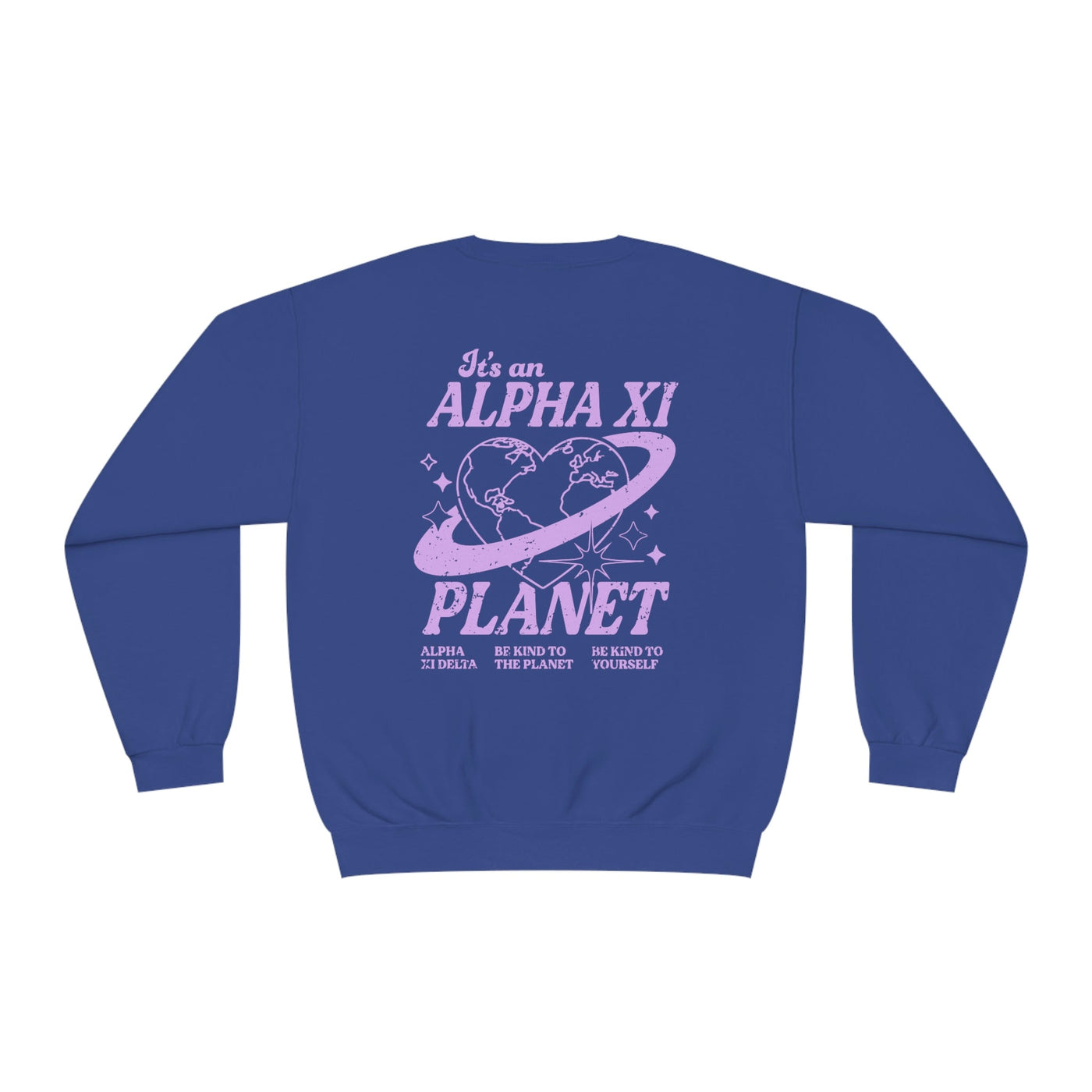 Alpha Xi Delta Crewneck Sweatshirt | Be Kind to the Planet Trendy Sorority Crewneck