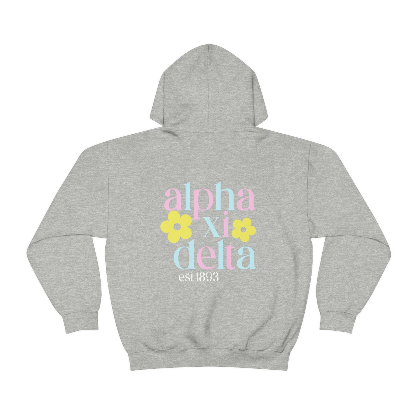 Alpha Xi Delta Flower Sweatshirt, Alpha Xi Sorority Hoodie