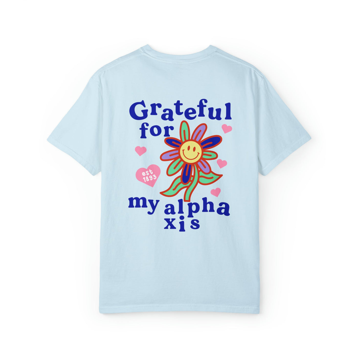 Alpha Xi Delta Grateful Flower Sorority T-shirt