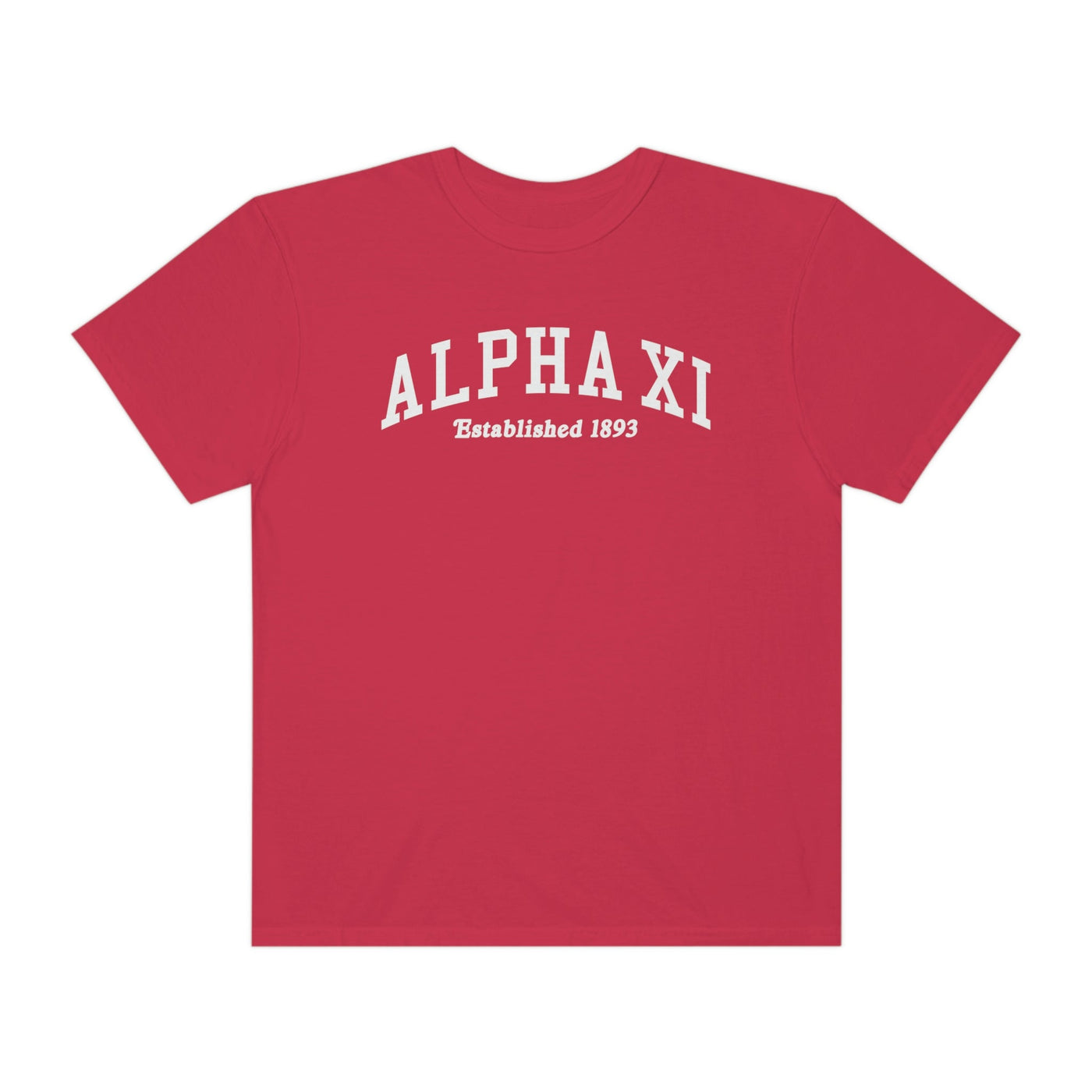 Alpha Xi Delta Varsity College Sorority Comfy T-Shirt