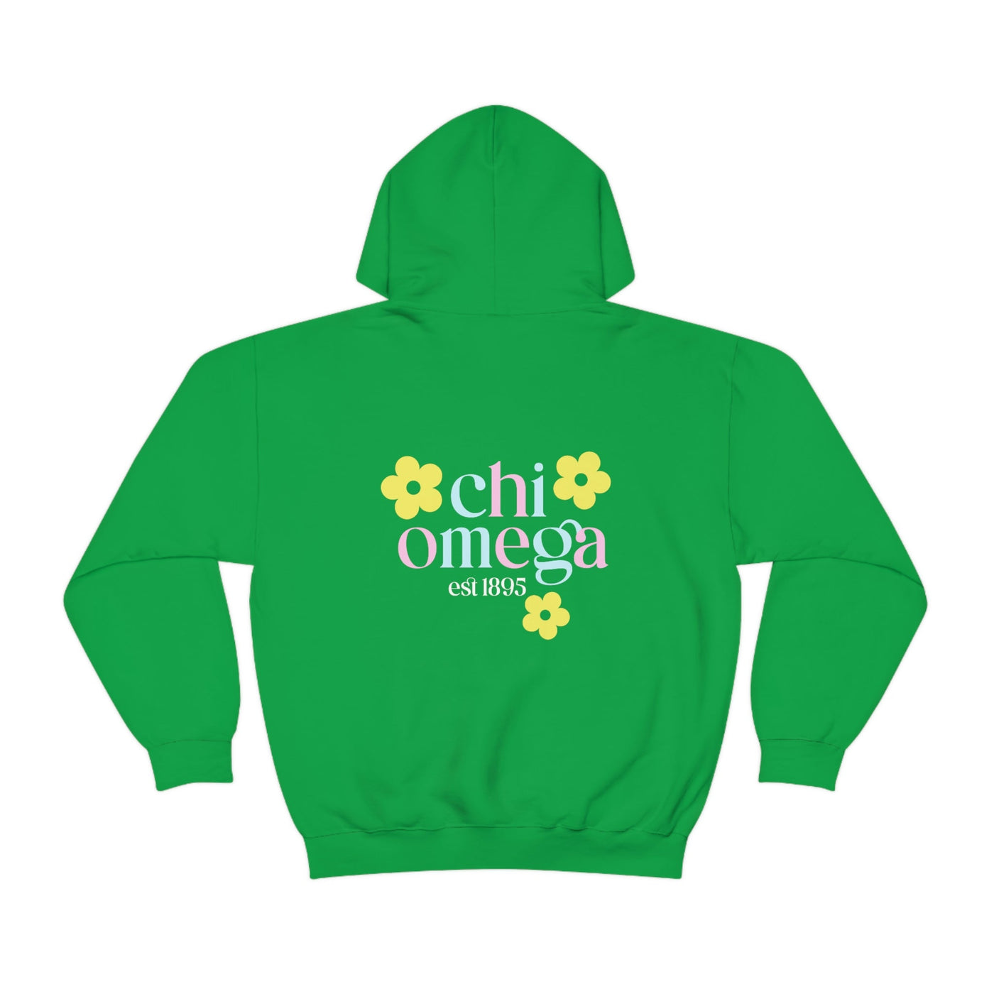 Chi Omega Flower Sweatshirt, Chi O Sorority Hoodie