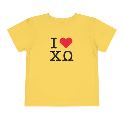 Chi Omega I Heart NY Sorority Baby Tee Crop Top