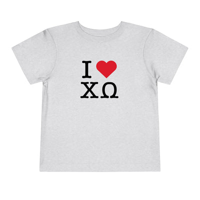 Chi Omega I Heart NY Sorority Baby Tee Crop Top