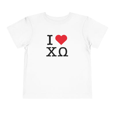 Chi Omega I Heart NY Sorority Baby Tee Crop Top