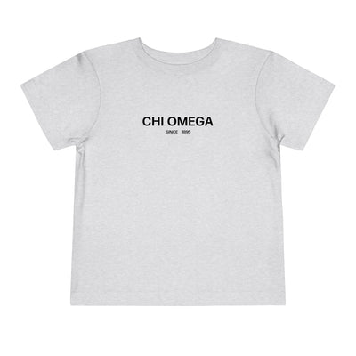 Chi Omega Sorority Baby Tee Crop Top