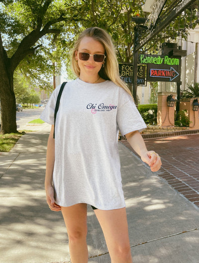 Chi Omega Sorority Receipt Comfy T-shirt