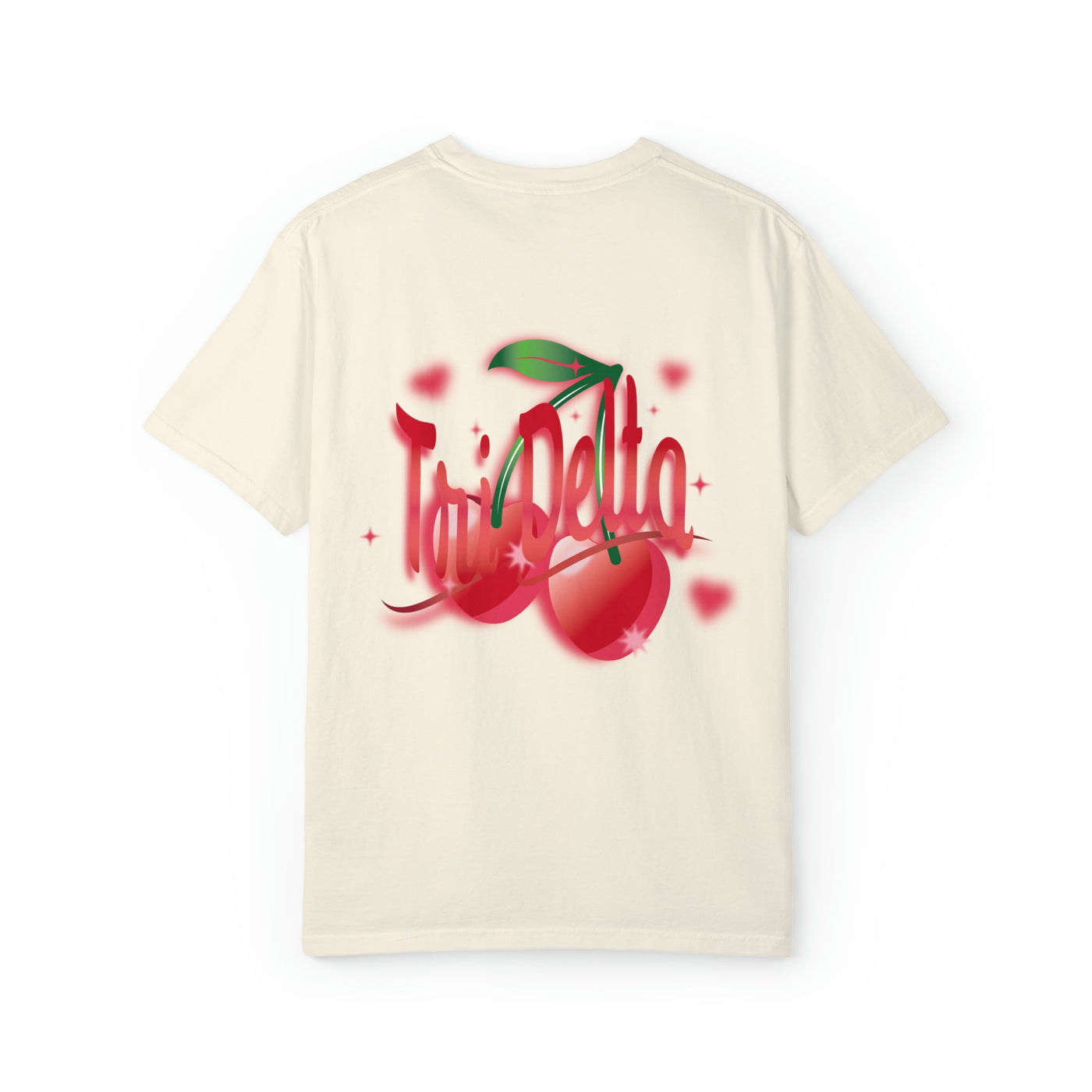 Delta Delta Delta Cherry Airbrush Sorority T-shirt