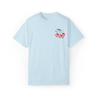 Delta Delta Delta Cherry Airbrush Sorority T-shirt