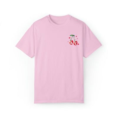 Delta Gamma Cherry Airbrush Sorority T-shirt