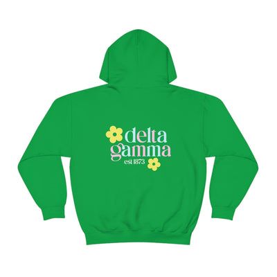 Delta Gamma Flower Sweatshirt, Dee Gee Sorority Hoodie