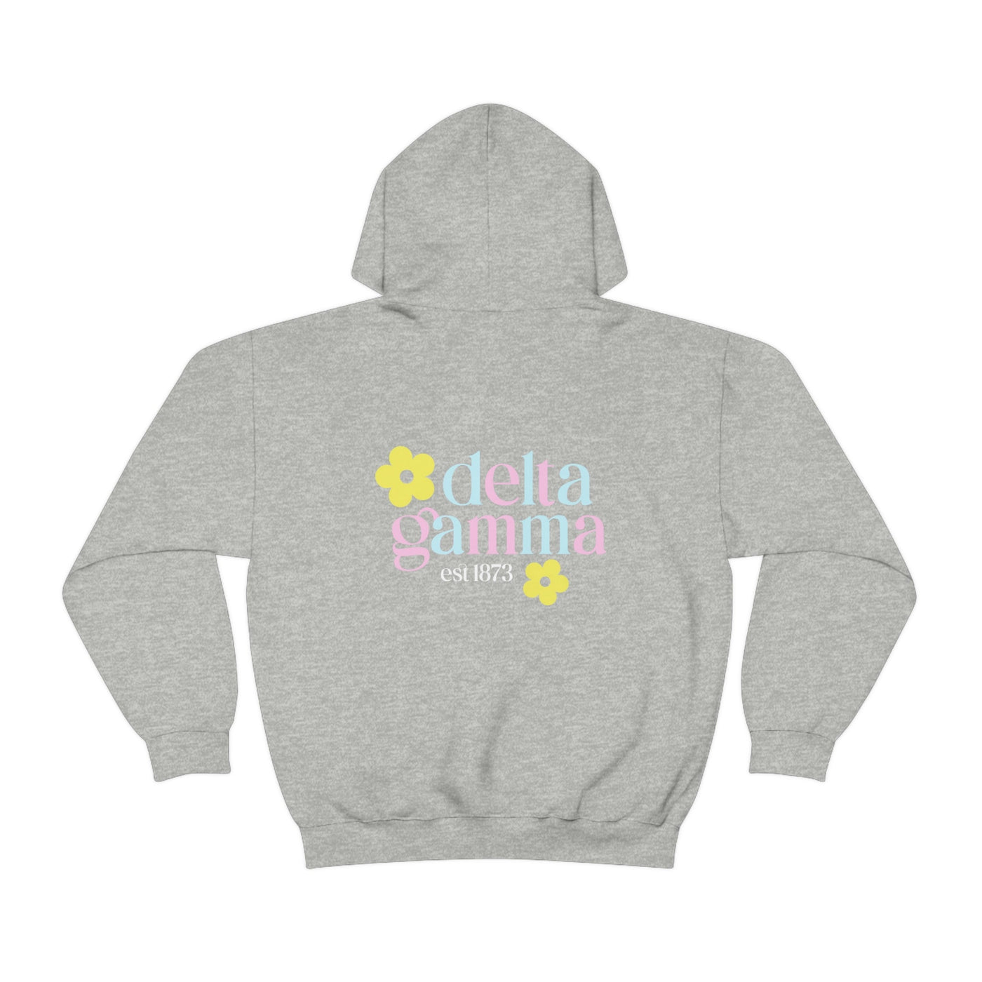 Delta Gamma Flower Sweatshirt, Dee Gee Sorority Hoodie