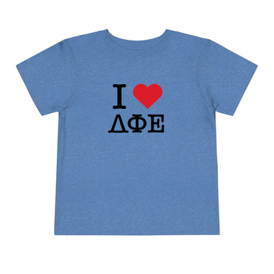 Delta Phi Epsilon I Heart NY Sorority Baby Tee Crop Top