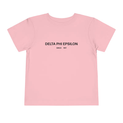 Delta Phi Epsilon Sorority Baby Tee Crop Top