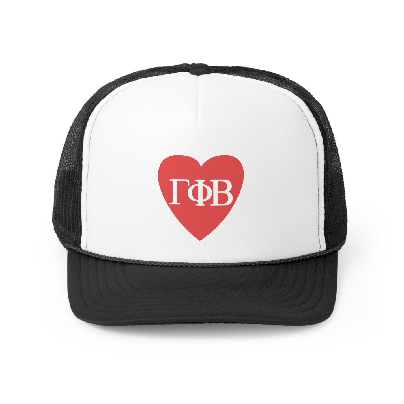 Gamma Phi Beta Heart Letters Sorority Foam Trucker Hat