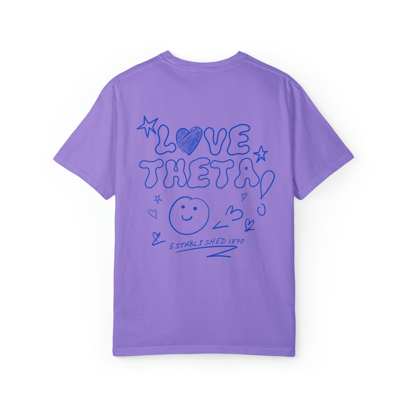 Kappa Alpha Theta Love Doodle Sorority T-shirt