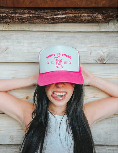 Kappa Alpha Theta Trendy Western Trucker Hat