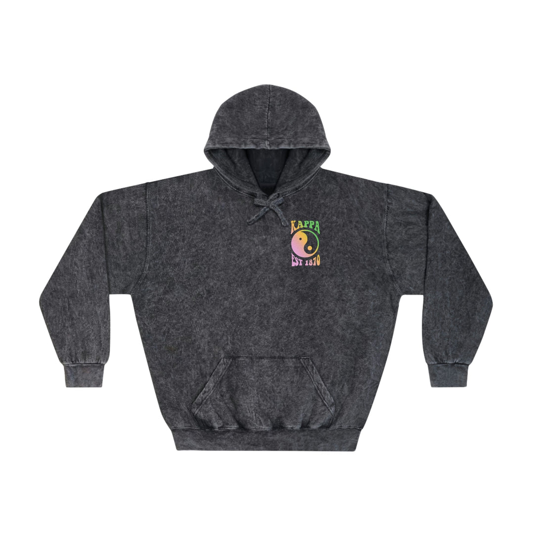 Kappa Kappa buying Gamma Yin-Yang Surf Sorority Hoodie Mineral Wash Tie Dye | Greek Life Sweatshirt | KKG comfy hoodie