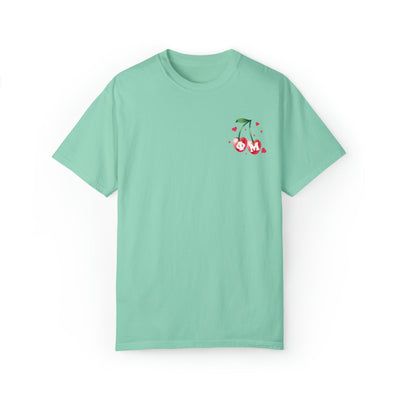 Phi Mu Cherry Airbrush Sorority T-shirt