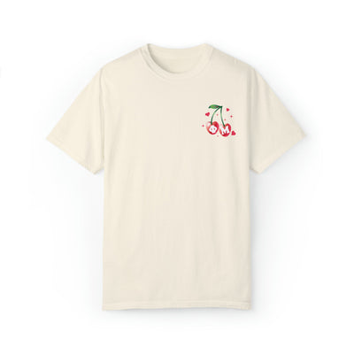 Phi Mu Cherry Airbrush Sorority T-shirt