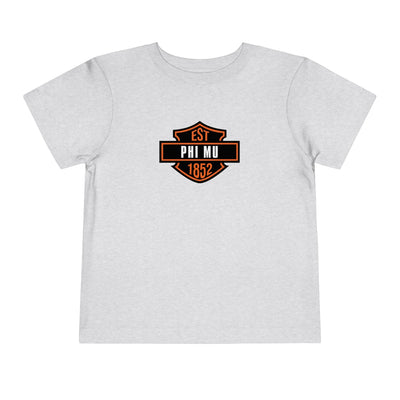 Phi Mu Motorcycle Sorority Baby Tee Crop Top