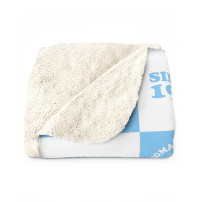 Sigma Delta Tau Fluffy Blanket | Sig Delt Cozy Sherpa Sorority Blanket