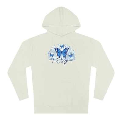 Sigma Sigma Sigma Baby Blue Butterfly Cute Sorority Sweatshirt