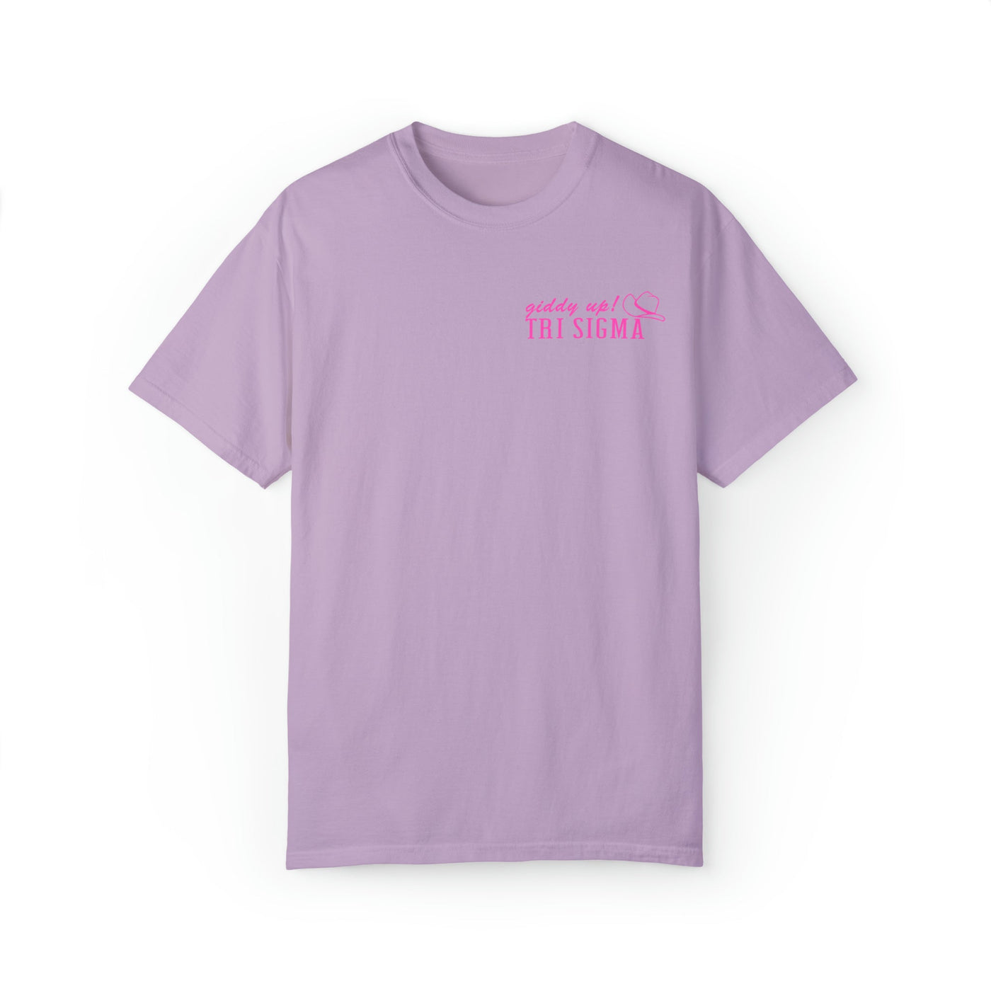 Sigma Sigma Sigma Country Western Pink Sorority T-shirt