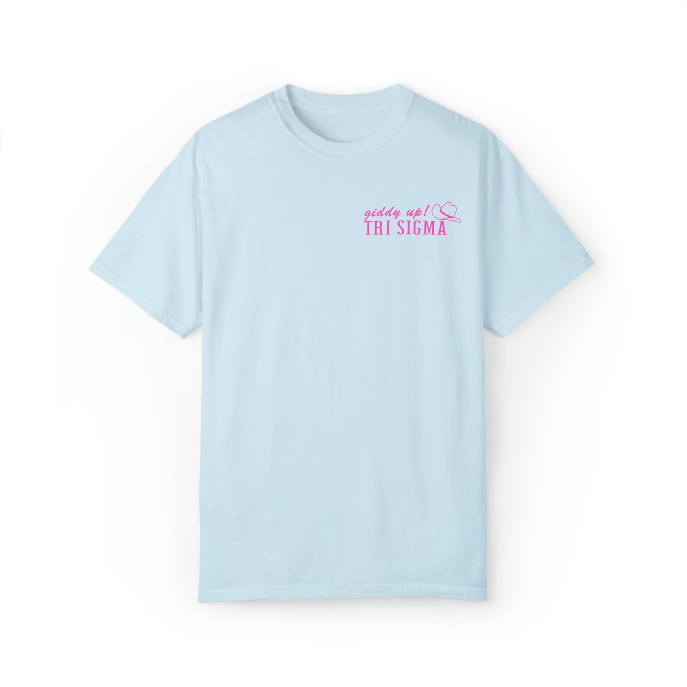 Sigma Sigma Sigma Country Western Pink Sorority T-shirt