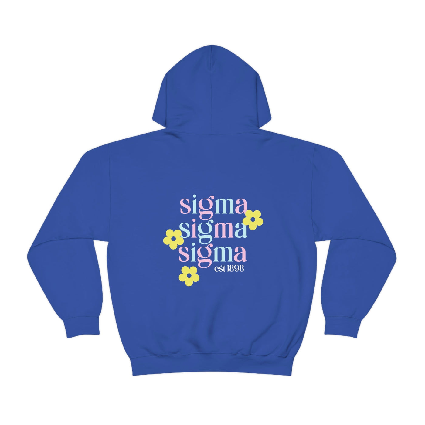 Sigma Sigma Sigma Flower Sweatshirt, Tri Sigma Sorority Hoodie