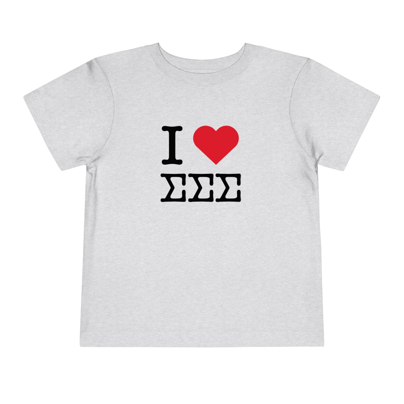 Sigma Sigma Sigma I Heart NY Sorority Baby Tee Crop Top