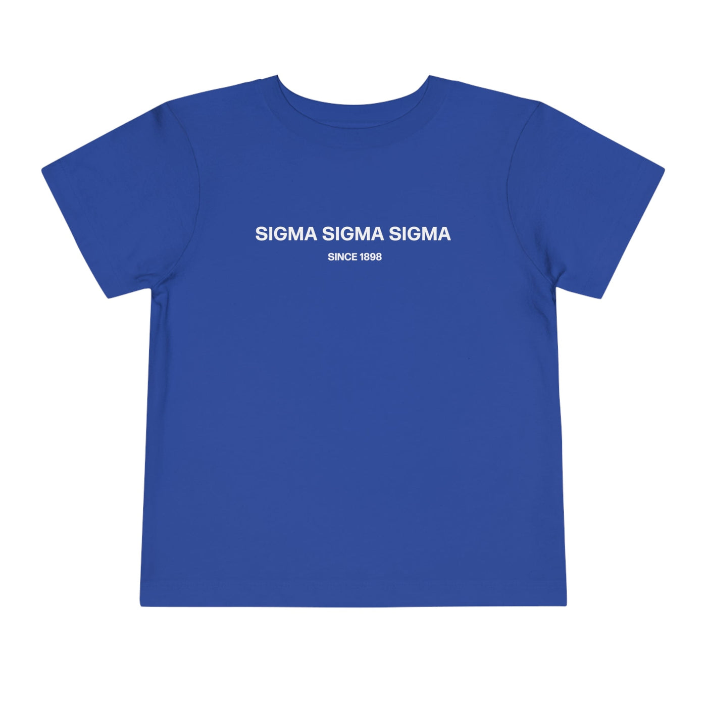 Sigma Sigma Sigma Sorority Baby Tee Crop Top