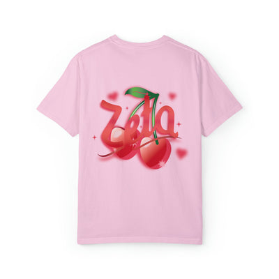 Zeta Tau Alpha Cherry Airbrush Sorority T-shirt