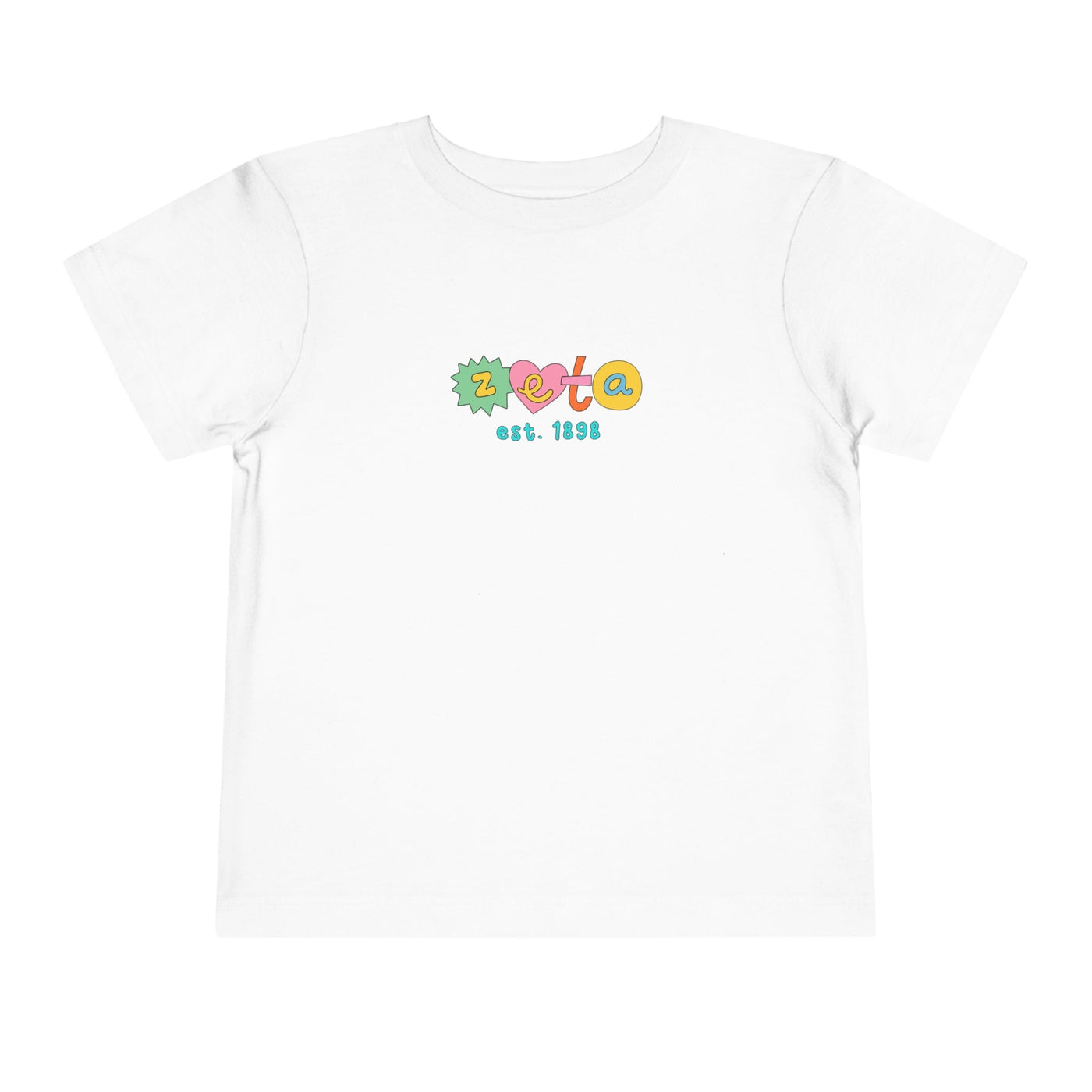 Zeta Tau Alpha Scrapbook Sorority Baby Tee Crop Top