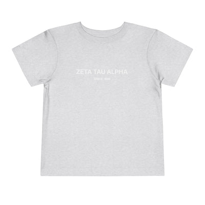 Zeta Tau Alpha Sorority Baby Tee Crop Top